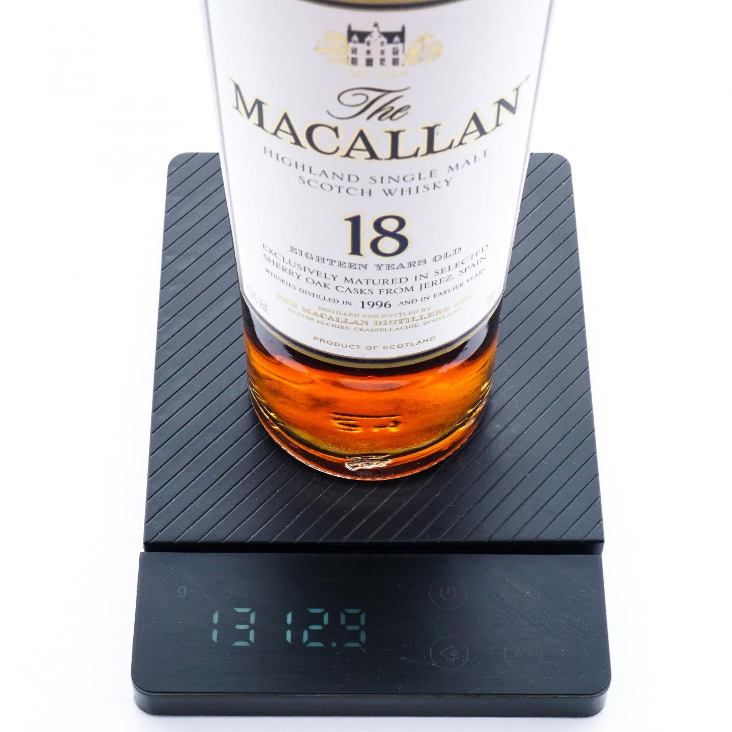 Macallan 麦卡伦 18年 1996 雪莉桶 700ML