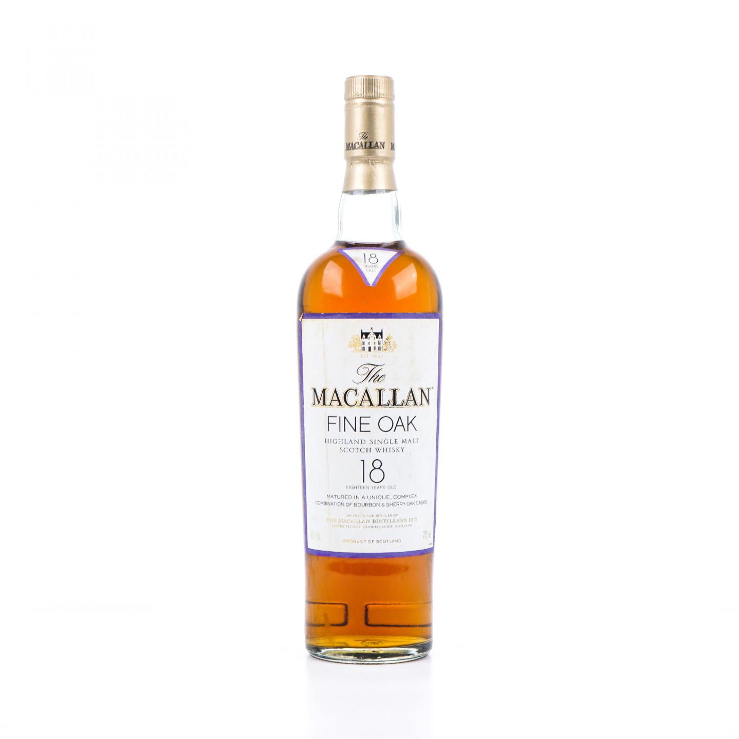Macallan 麦卡伦 18年 Fine Oak