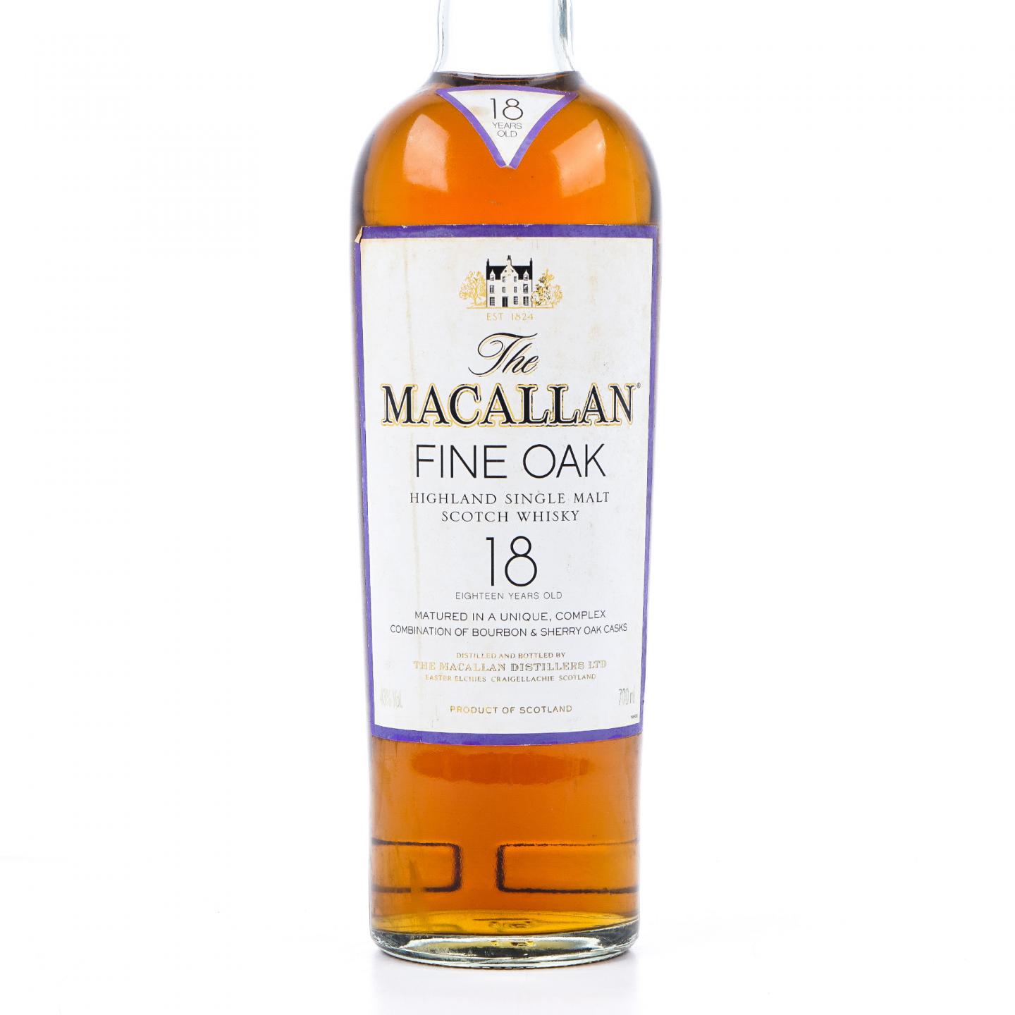 Macallan 麦卡伦 18年 Fine Oak