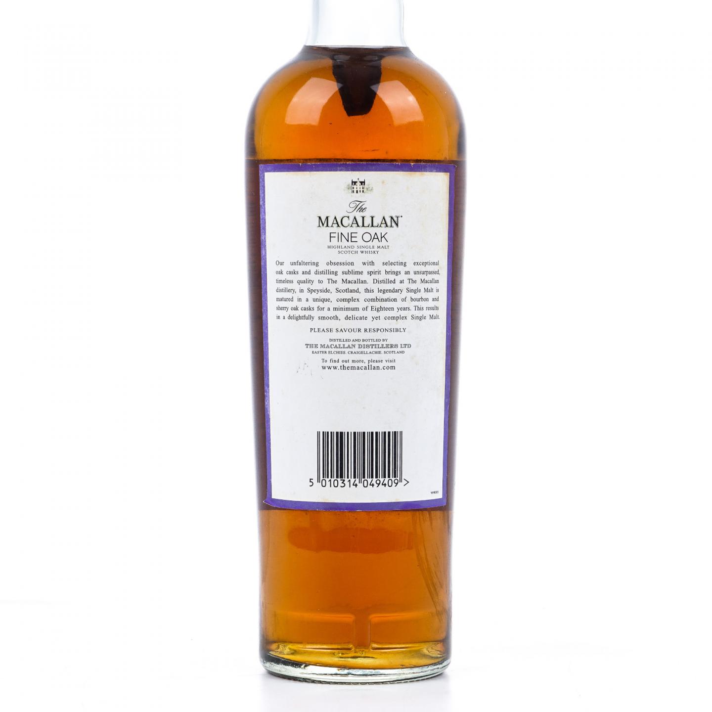 Macallan 麦卡伦 18年 Fine Oak
