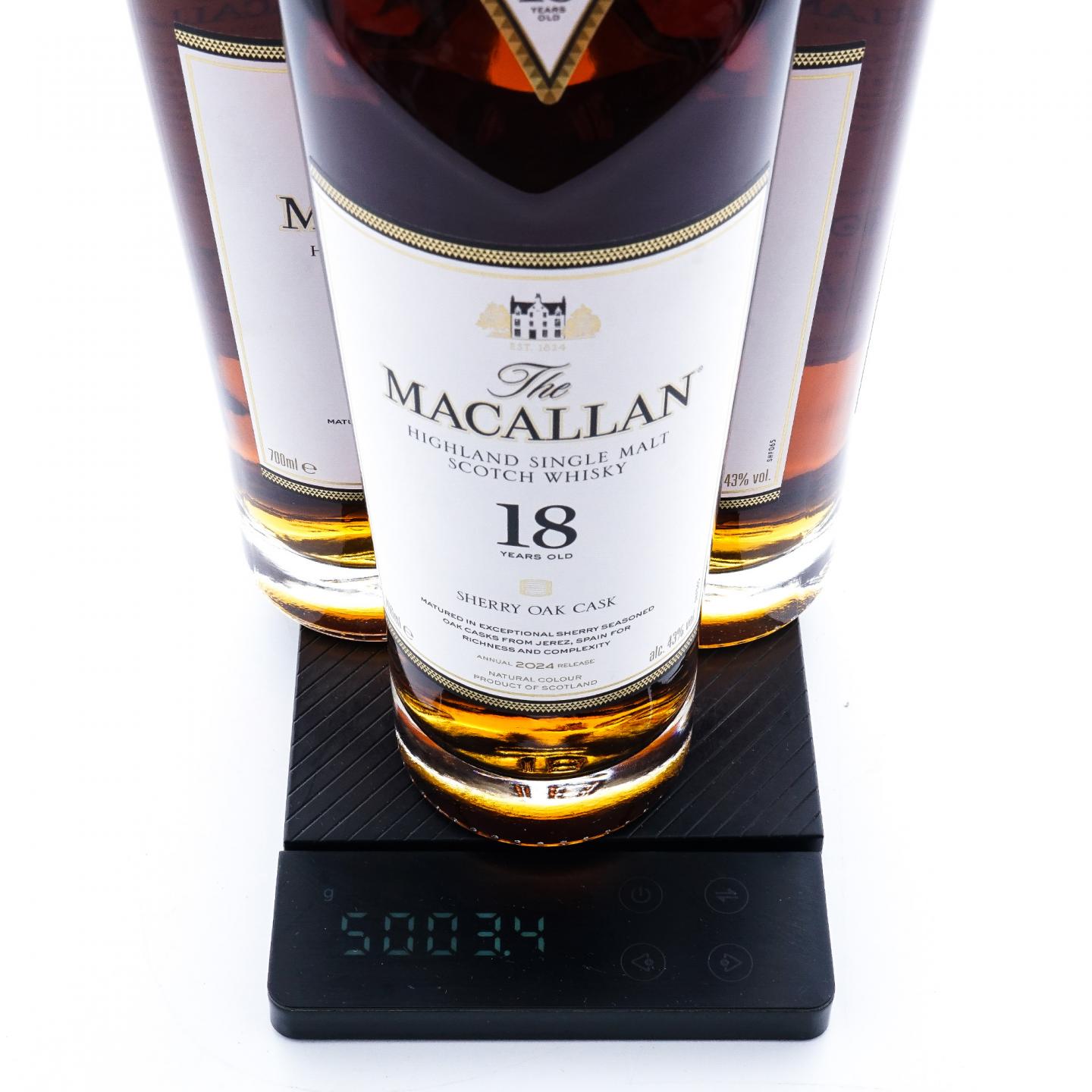 【附X光图】Macallan 麦卡伦 18年 2024 雪莉桶 6瓶组