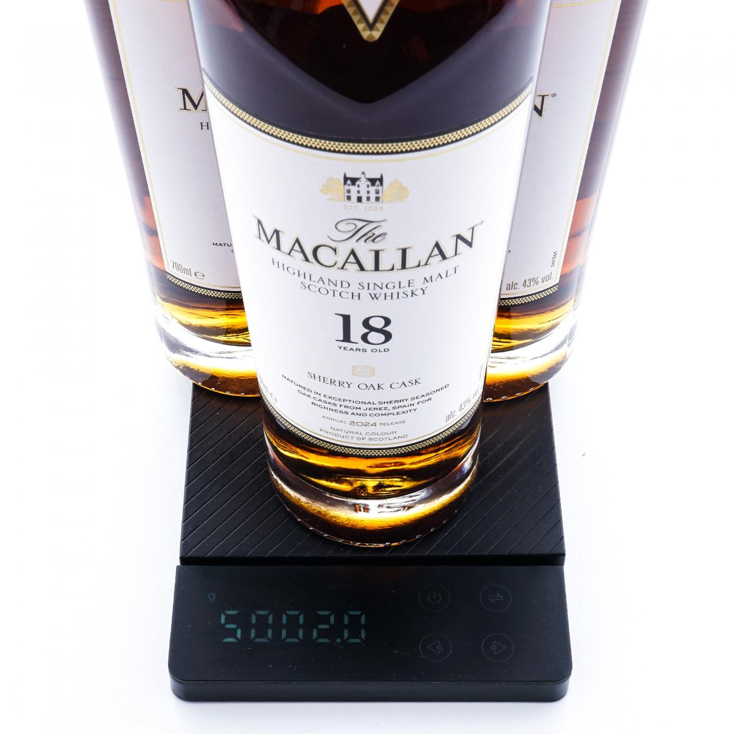【附X光图】Macallan 麦卡伦 18年 2024 雪莉桶 6瓶组