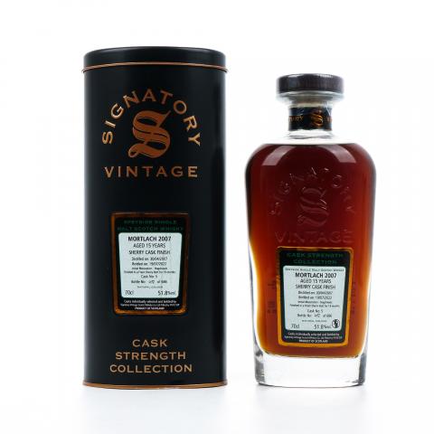 Mortlach 慕赫 15年 2007-2022 桶强 SV 雪莉桶后熟