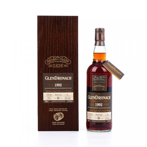 Glendronach 格兰多纳 26年 1992-2018 雪莉桶#74