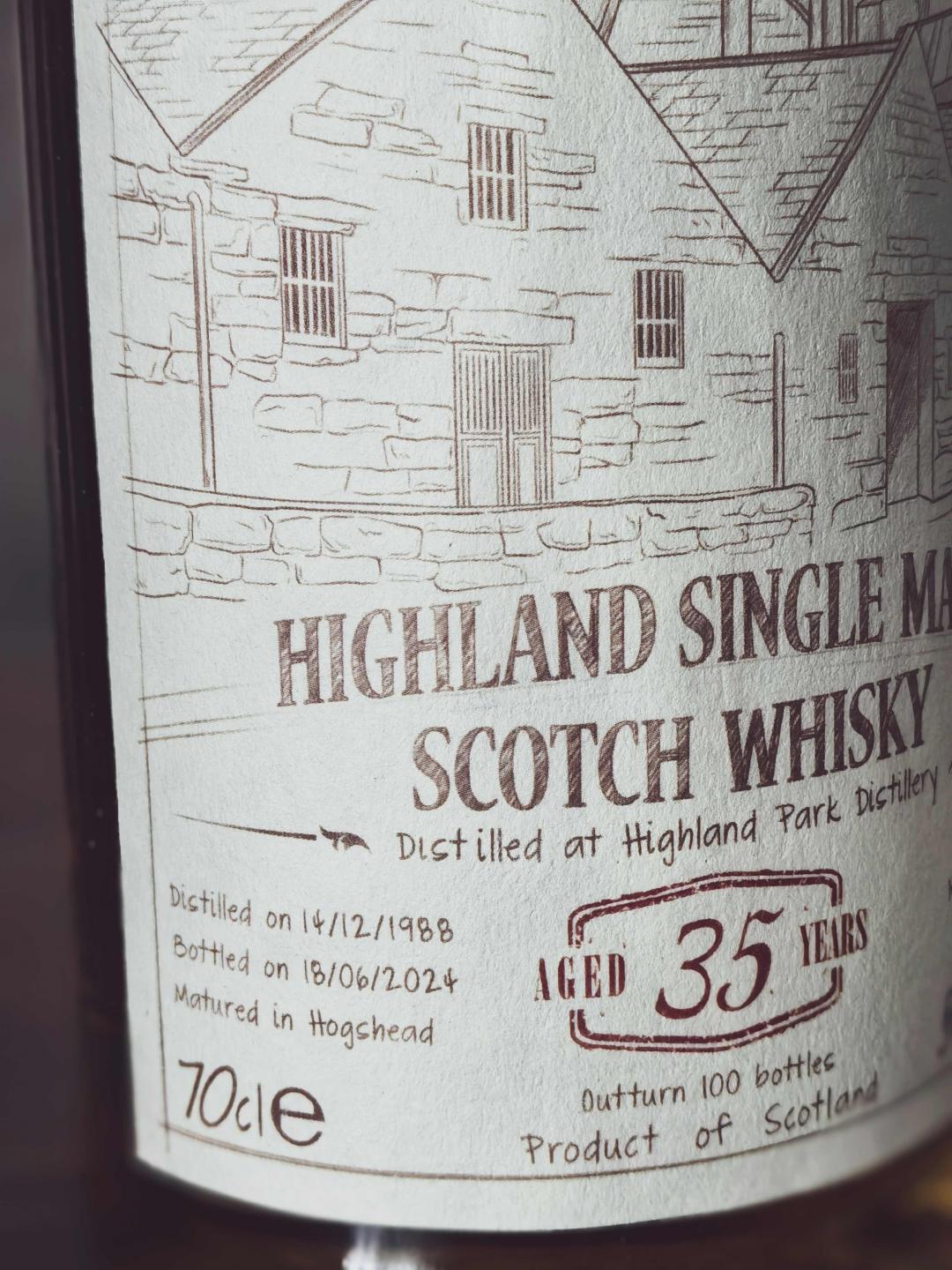 Highland Park 高原骑士 35年 1988-2024 NSpS 单桶桶强