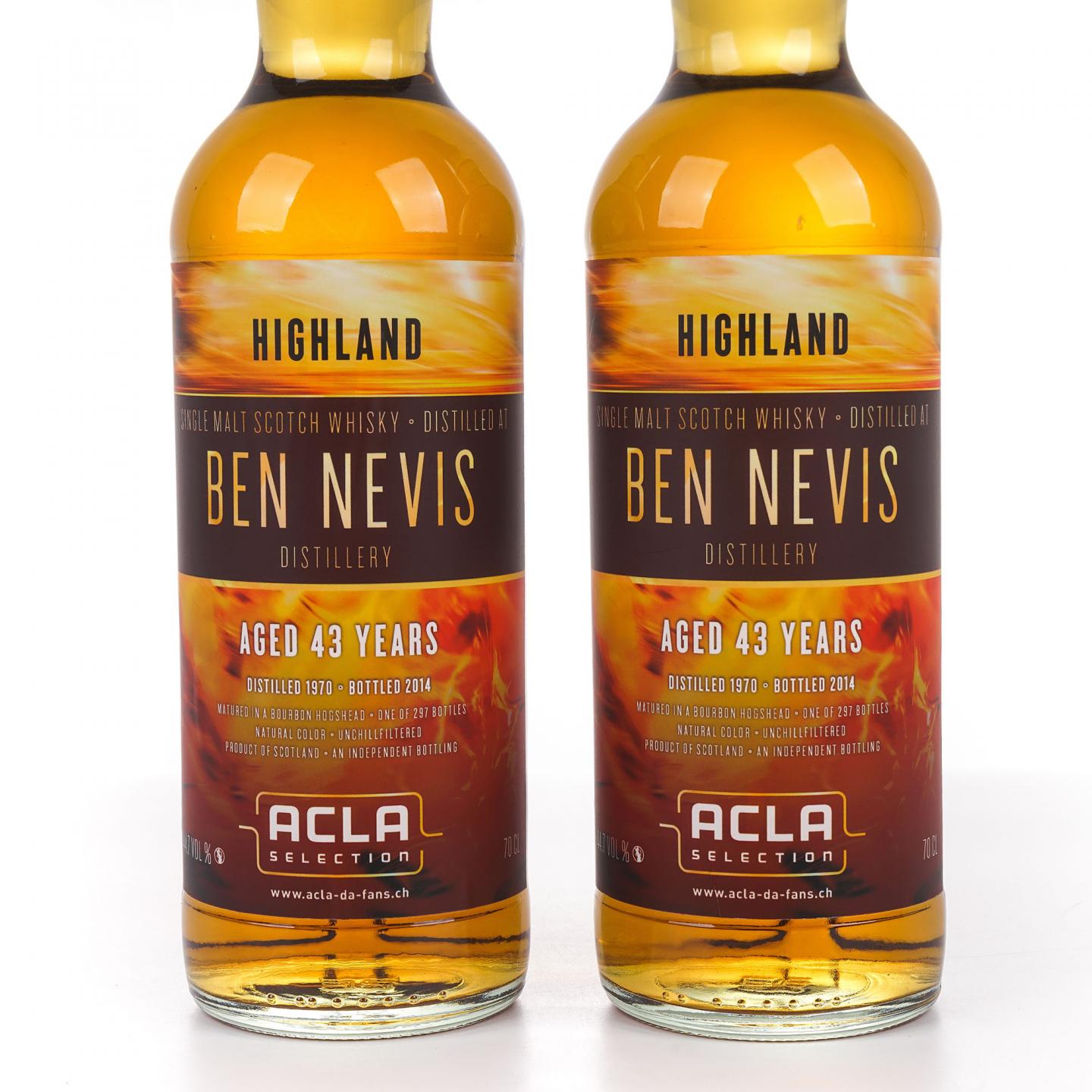 Ben Nevis 本尼维斯 43年 1970-2014 AdF 2瓶组