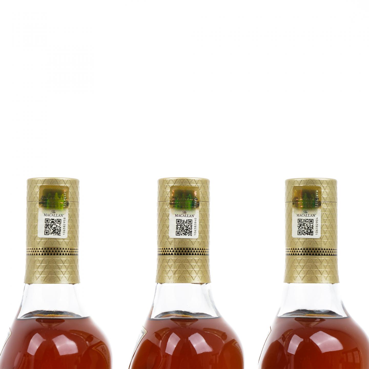 【附X光图】Macallan 麦卡伦 18年 2024 雪莉桶 6瓶组