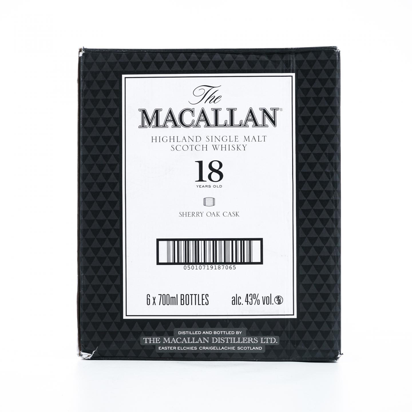 【附X光图】Macallan 麦卡伦 18年 2024 雪莉桶 6瓶组