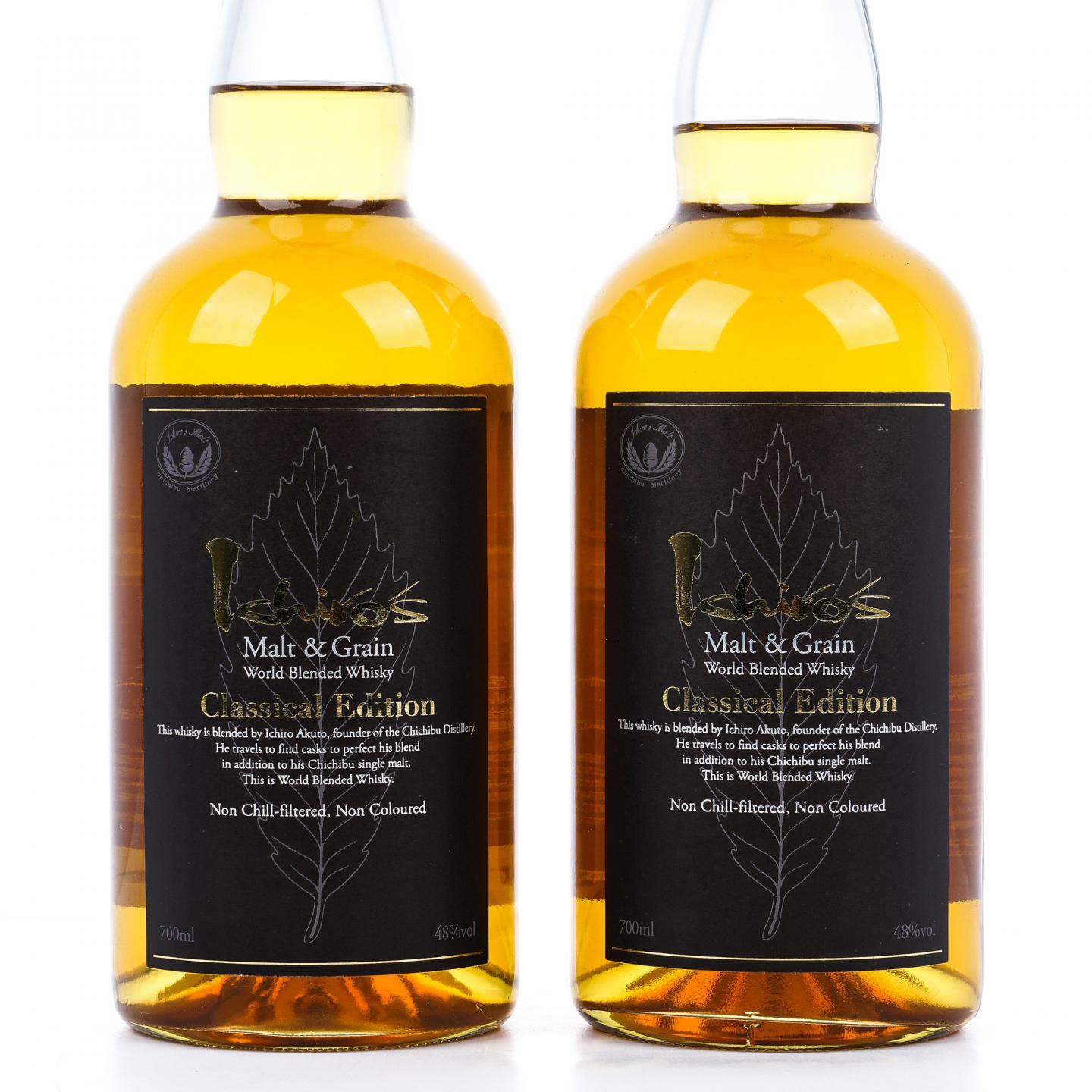 秩父 黑叶 Ichiro’s Malt & Grain Classical Edition 2瓶组*700ml