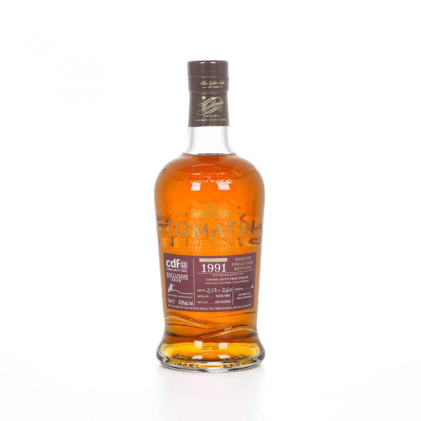 Tomatin 汤马丁 1991-2022 单桶#60