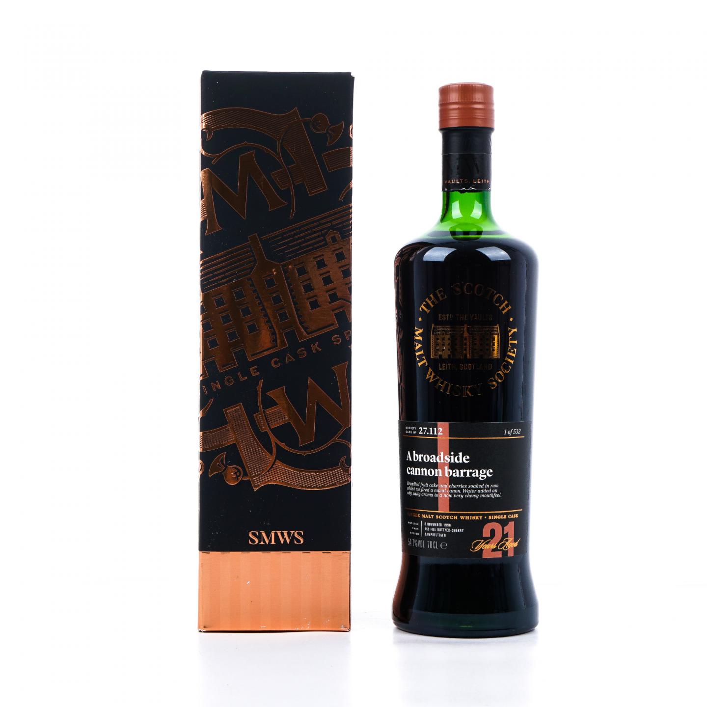 SMWS 27.112 云顶 21年 1996 行货