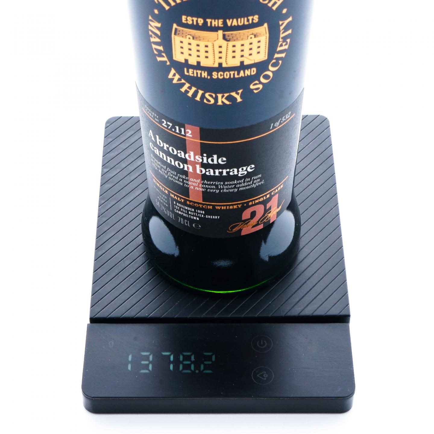 SMWS 27.112 云顶 21年 1996 行货