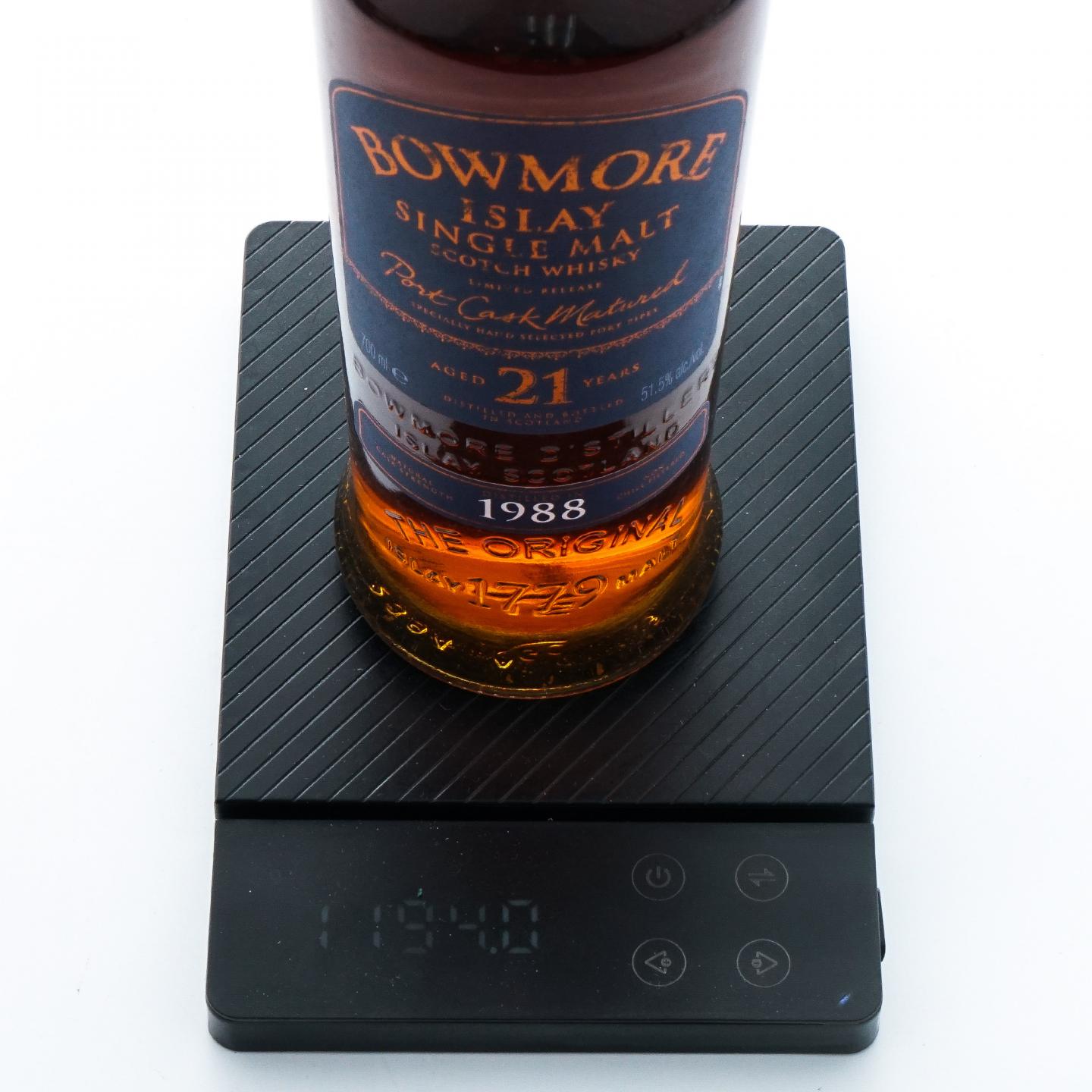 Bowmore 波摩 21年 1988 波特桶 700ml