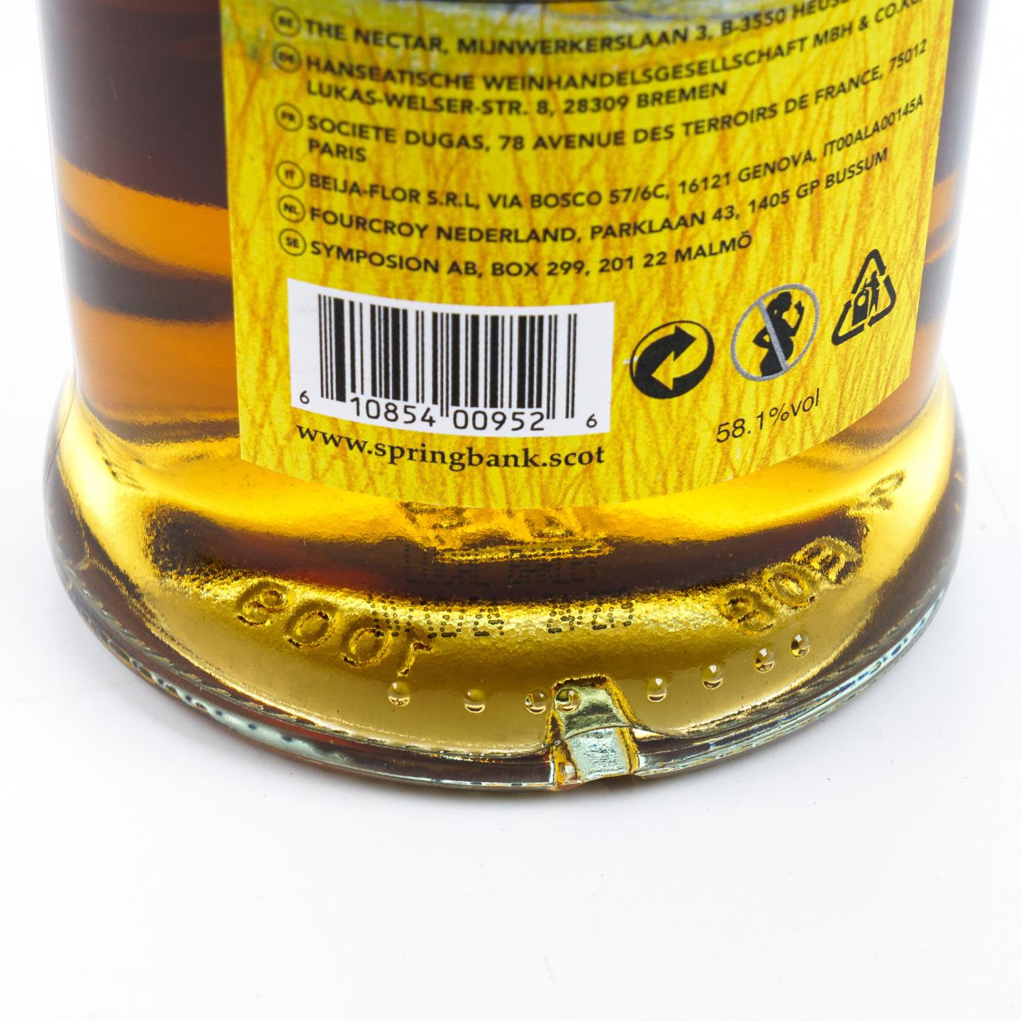 Springbank 云顶 8年 2016-2024 本地大麦 700ml