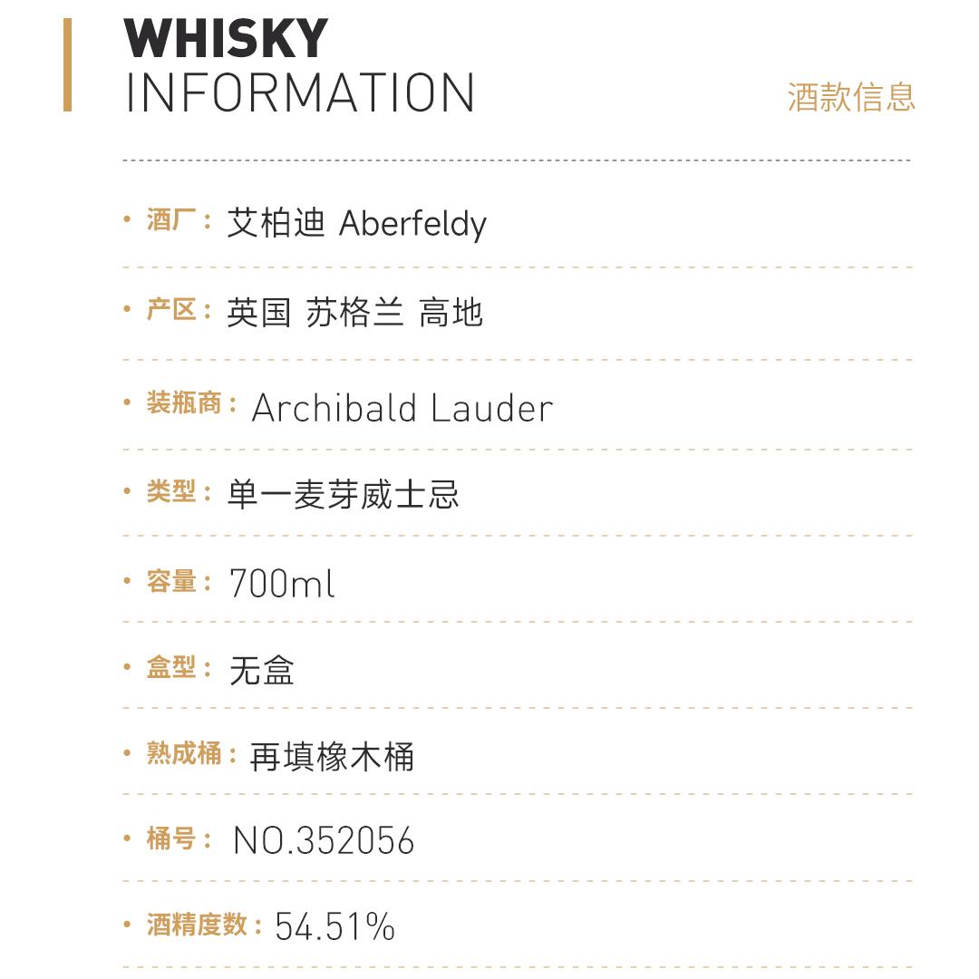 【限量238瓶】Aberfeldy 艾柏迪13年2010单一麦芽威士忌