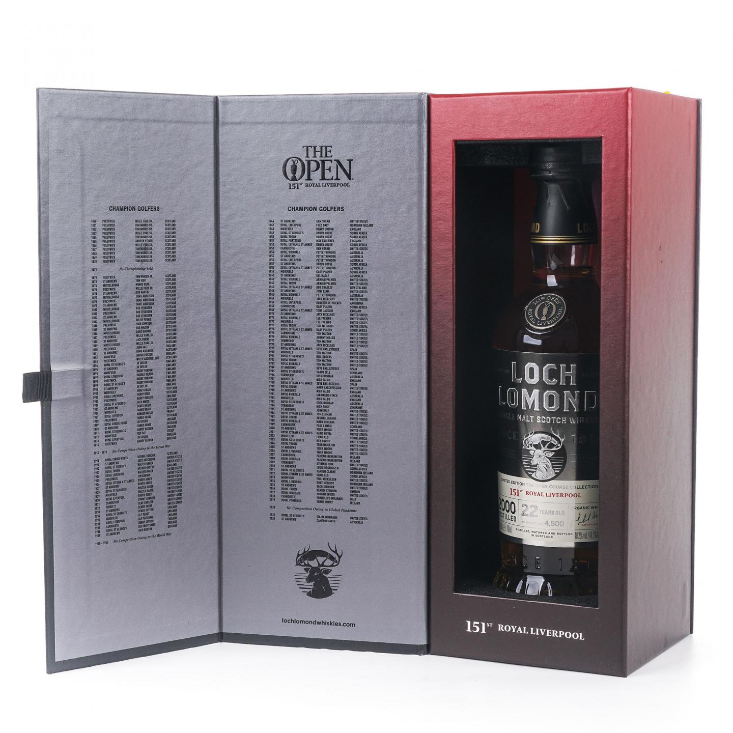 Loch Lomond 罗曼湖 22年 151届高尔夫公开赛纪念版