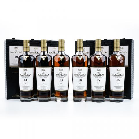 【附X光图】Macallan 麦卡伦 18年 2024 雪莉桶 6瓶组