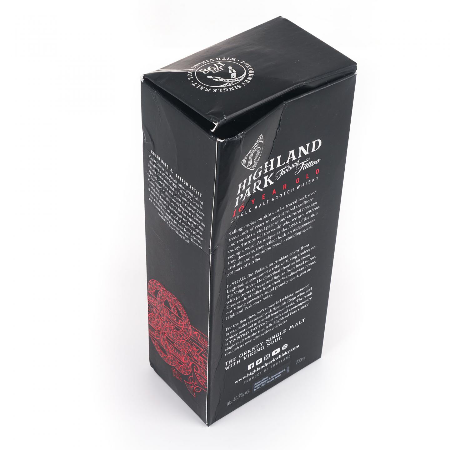 Highland Park 高原骑士 16年 Twisted Tattoo