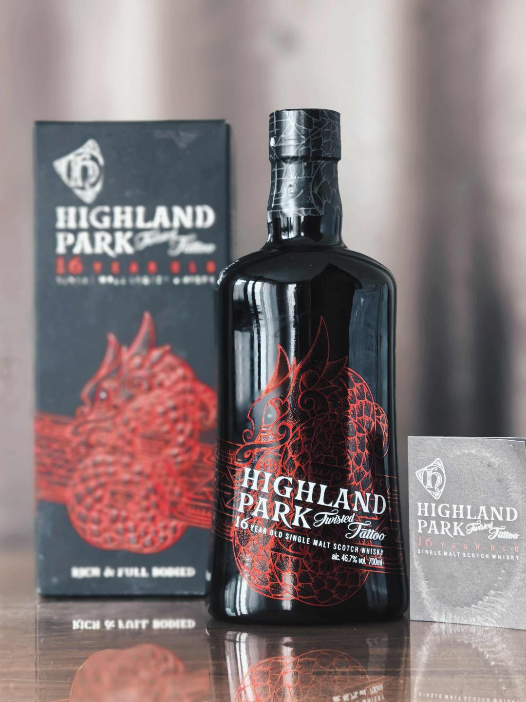 Highland Park 高原骑士16年红龙 Twisted Tattoo
