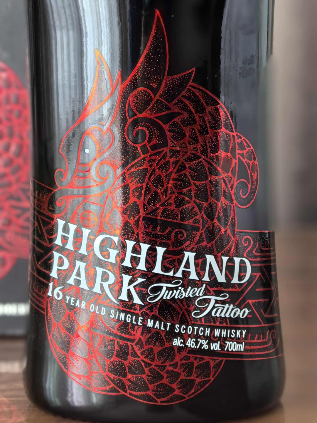 Highland Park 高原骑士16年红龙 Twisted Tattoo