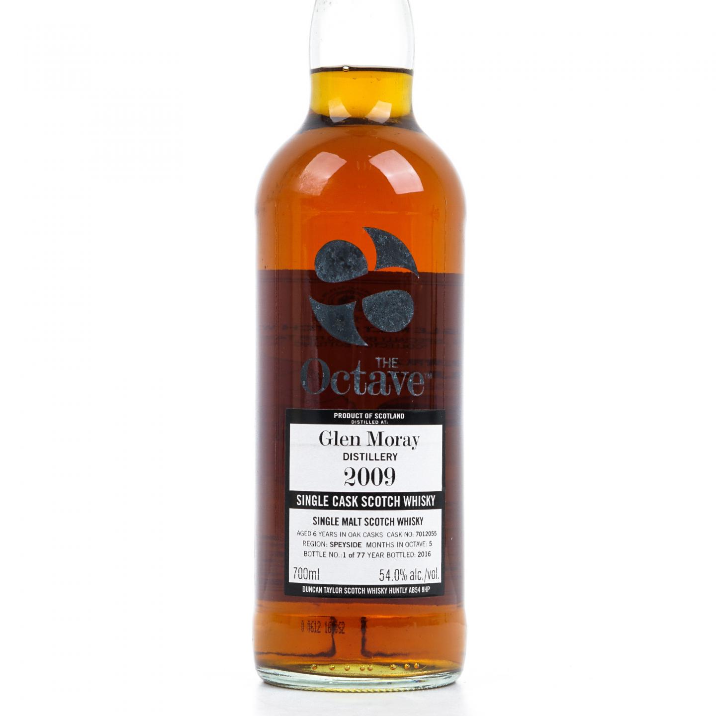 Glen Moray 格兰莫雷 6年 2009-2016 DT 单桶