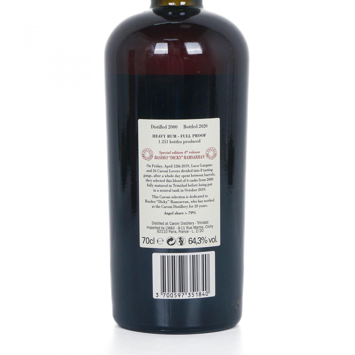 Caroni 2000-2020 Heavy Rum-Full Proof