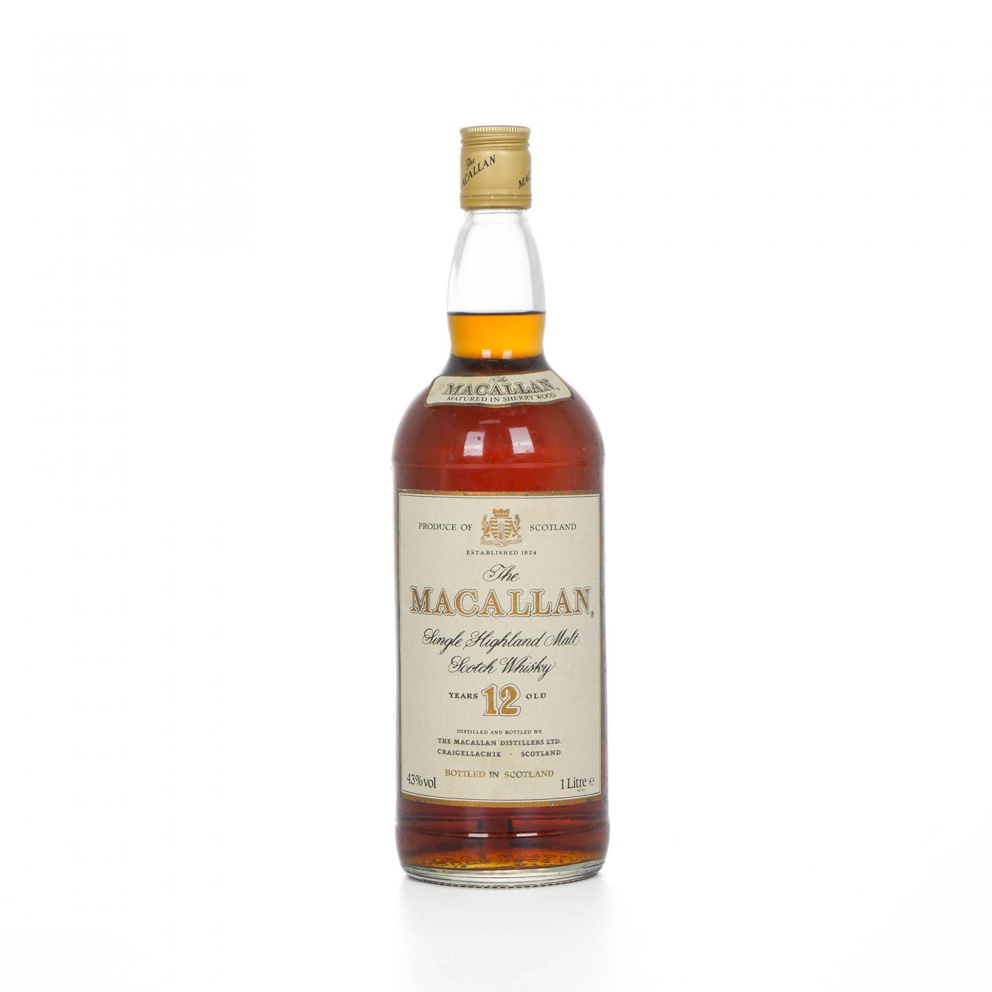 Macallan 麦卡伦 12年 雪莉桶 1L