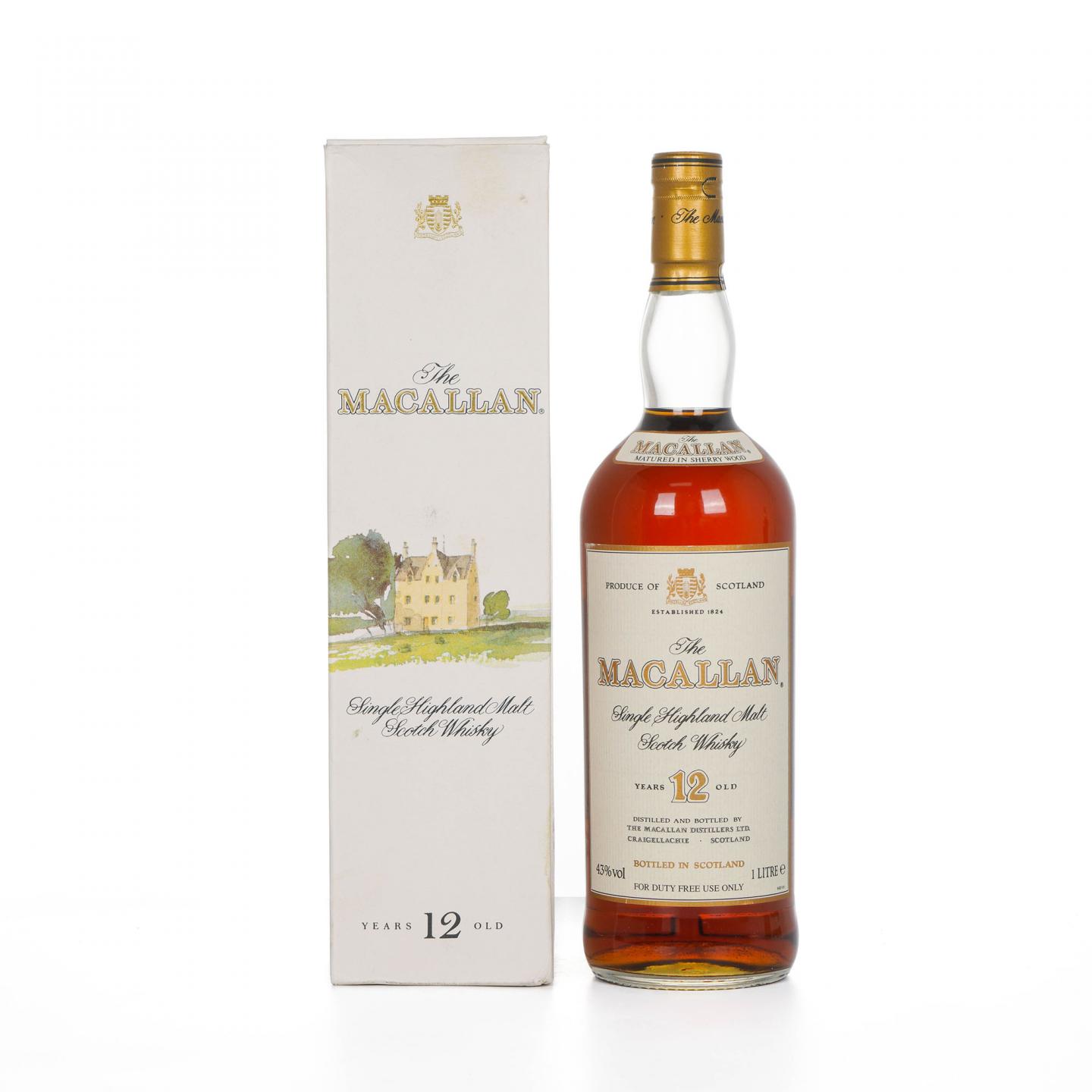 Macallan 麦卡伦 12年 雪莉桶 1升装