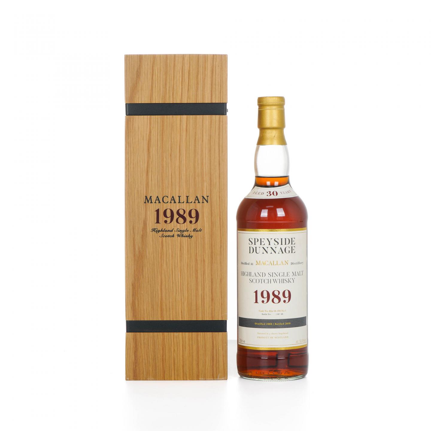 Macallan 麦卡伦 30年 1989-2019
