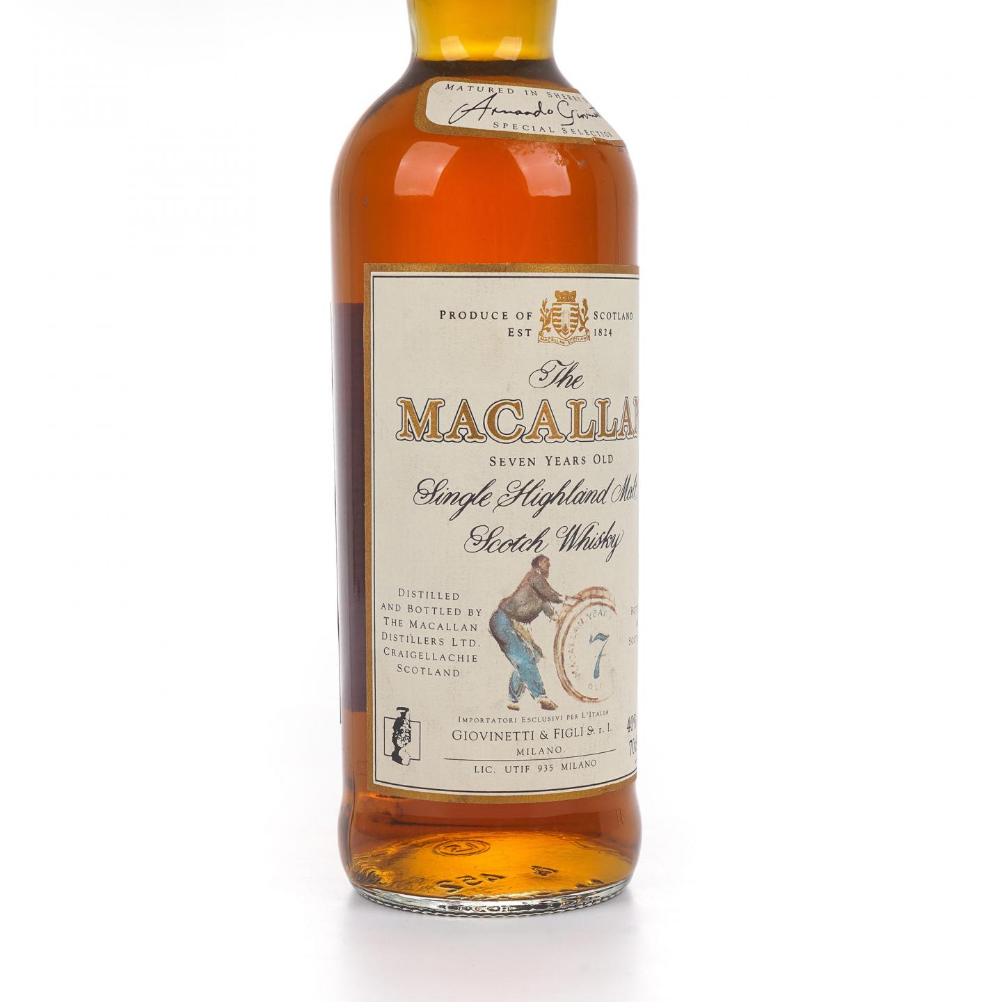 Macallan 麦卡伦 7年 推桶匠 雪莉桶