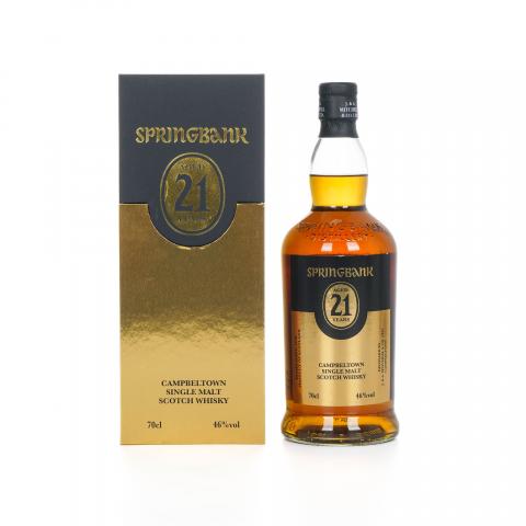 Springbank 云顶 21年 金色标