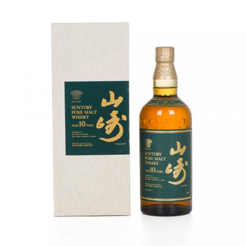 山崎 10年 金花标 绿标 Pure Malt