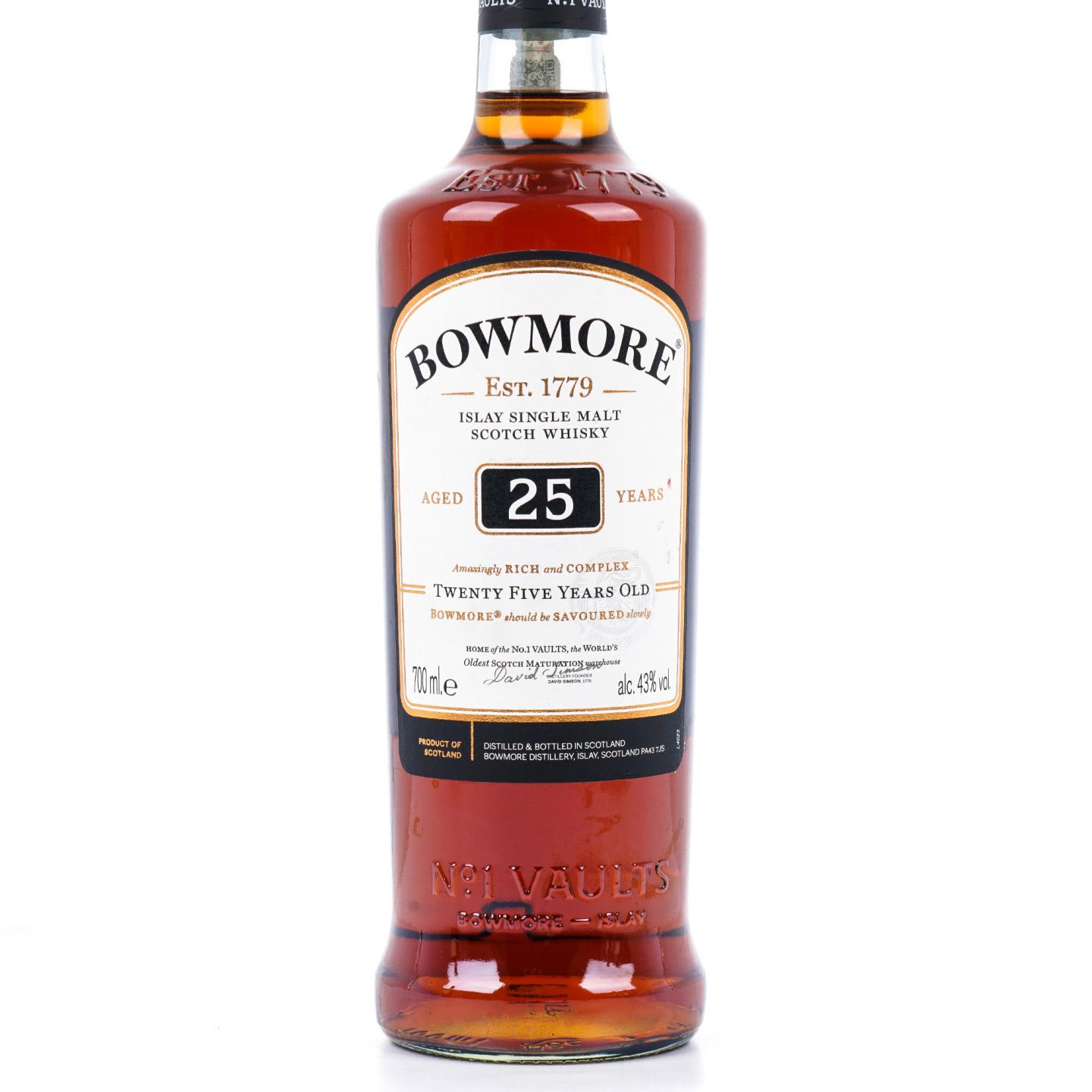 Bowmore 波摩 25年 2022 行货