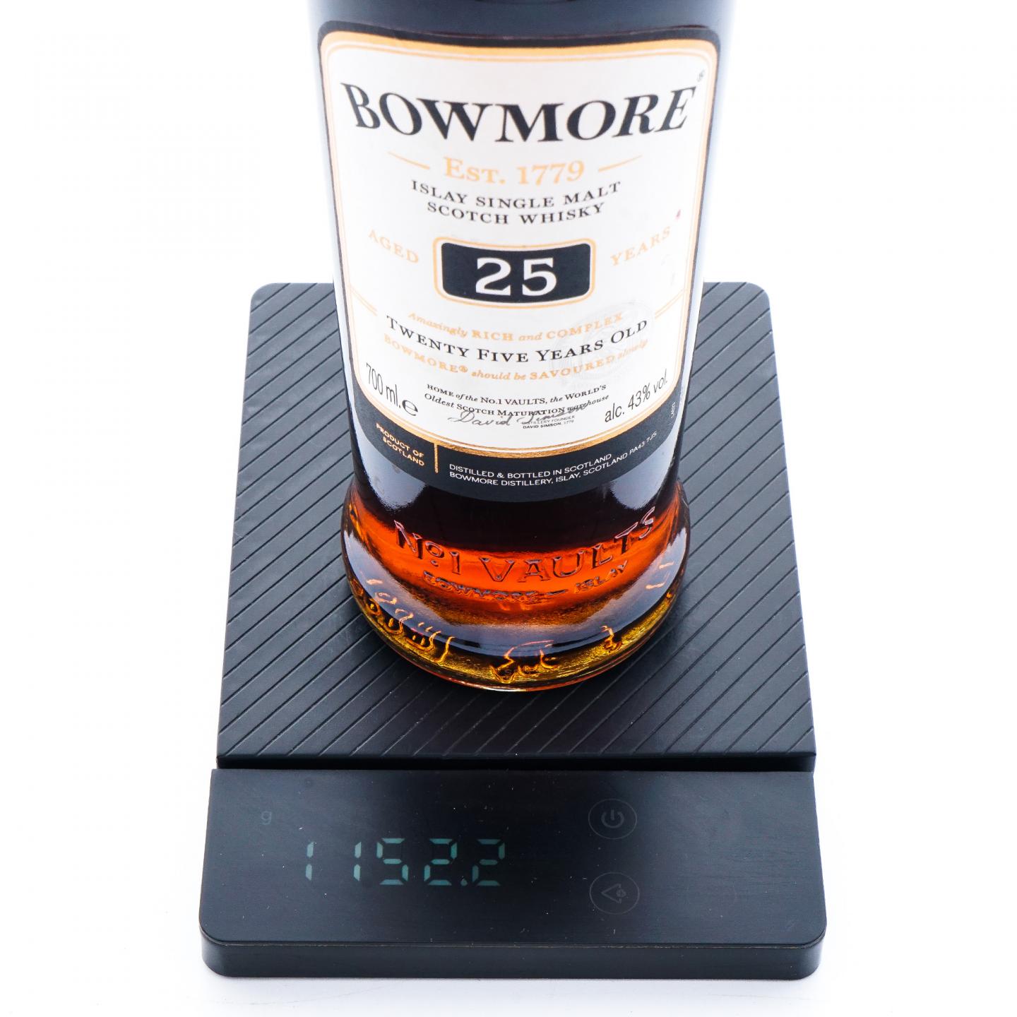 Bowmore 波摩 25年 2022 行货