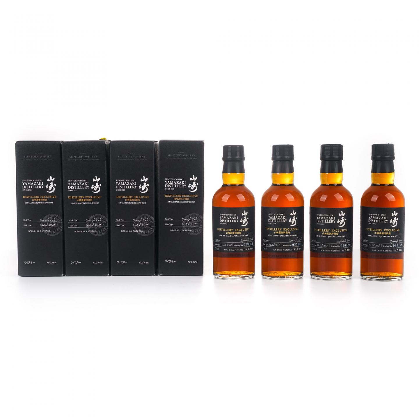【中样】山崎蒸馏所限定 Peated Malt 180ml*4瓶组