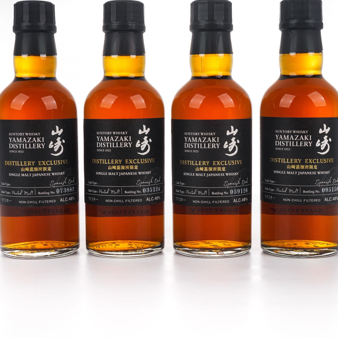 【中样】山崎蒸馏所限定 Peated Malt 180ml*4瓶组