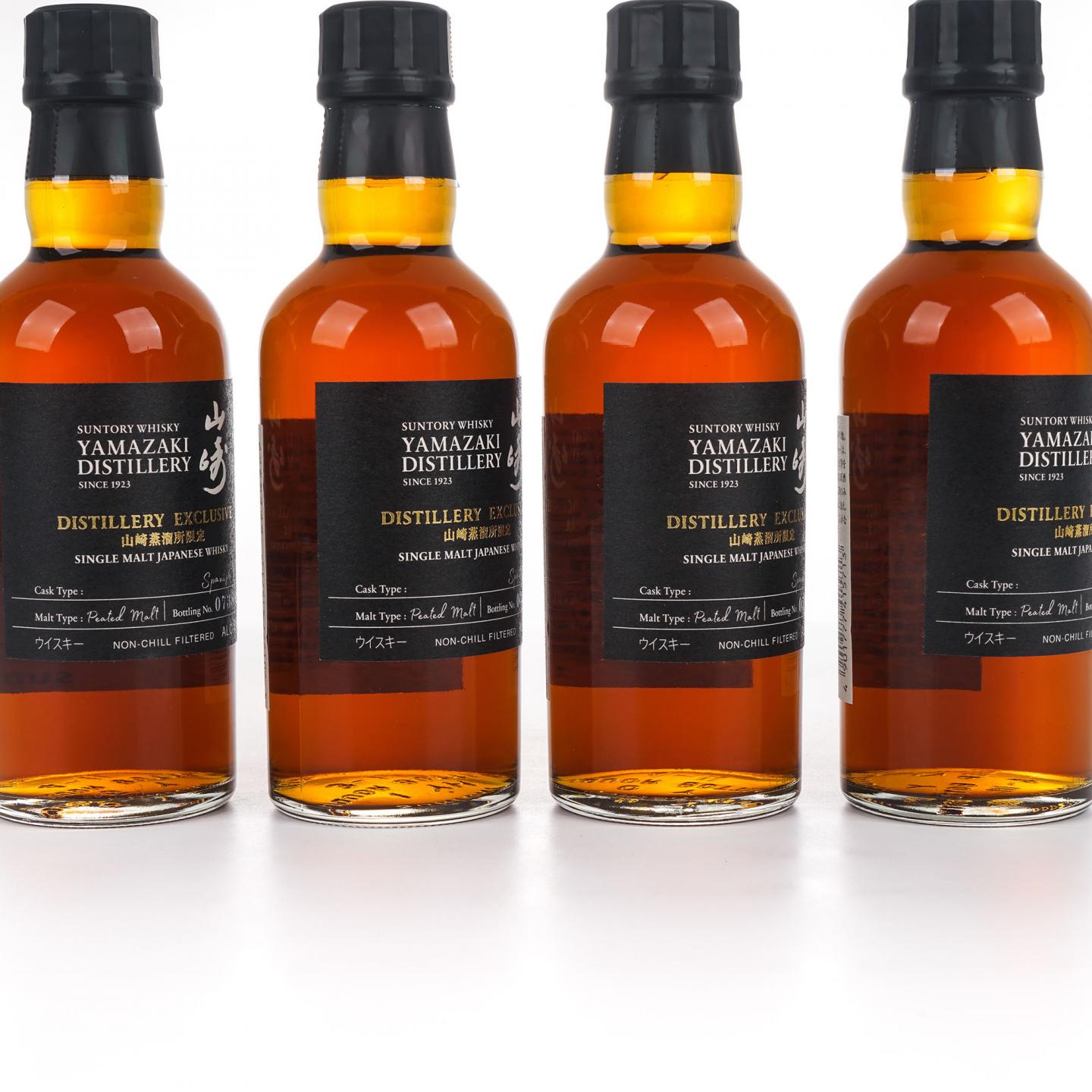 【中样】山崎蒸馏所限定 Peated Malt 180ml*4瓶组