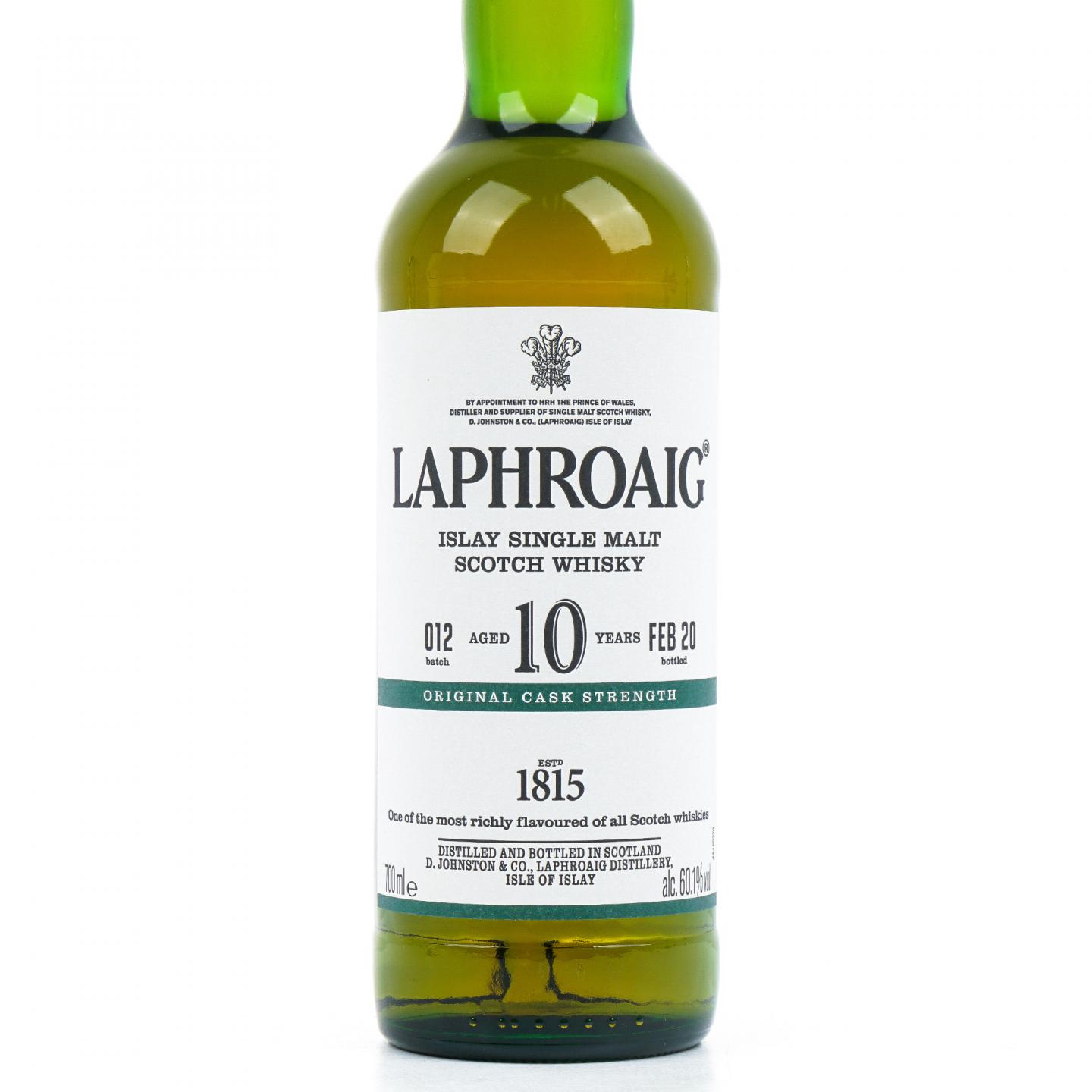 Laphroaig 拉弗格 10年 2020 桶强 Batch 012