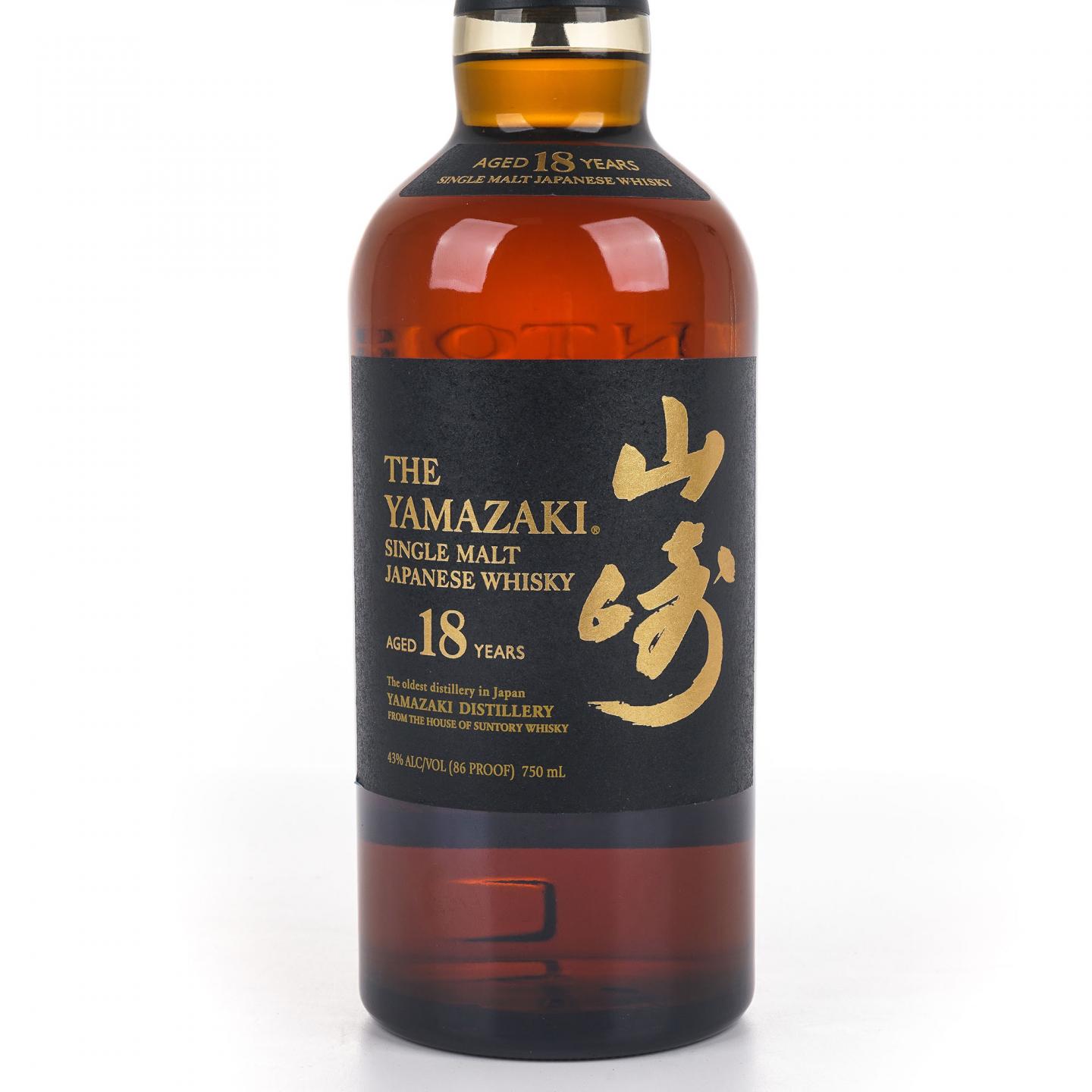 山崎 18年 金字黑标 750ml
