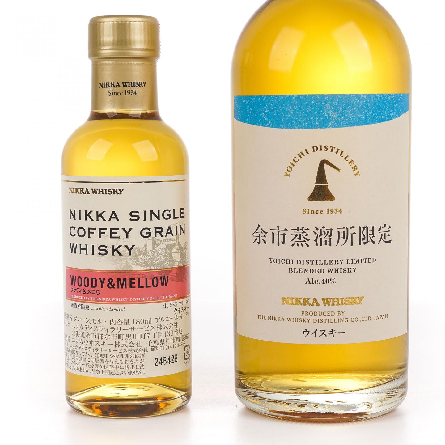 余市 蒸馏所限定 500ml+Woody & Mellow 180ml