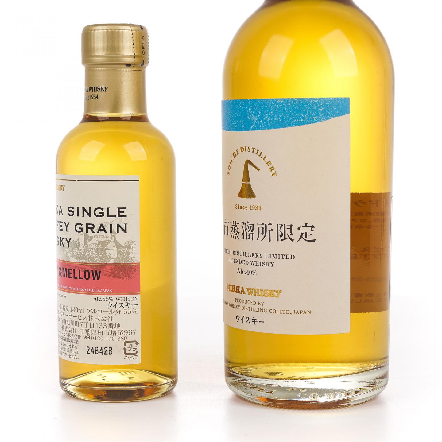 余市 蒸馏所限定 500ml+Woody & Mellow 180ml