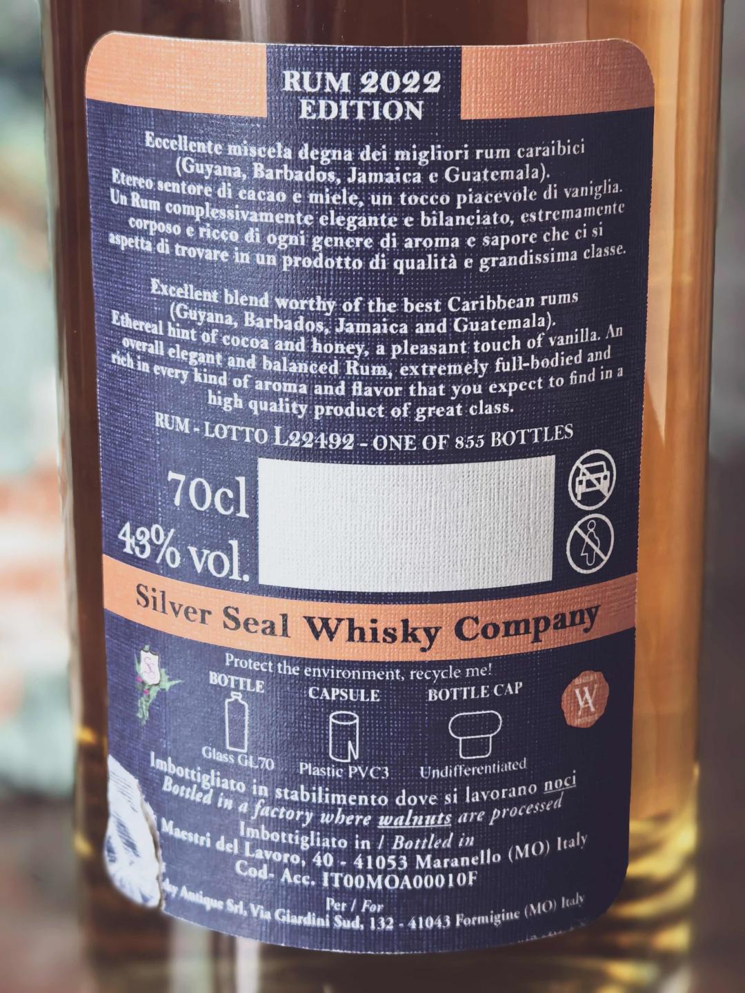 Classic Rum by Silver Seal银玺