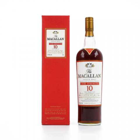 Macallan 麦卡伦 10年 桶强 1升装 57.8%vol. 草写版