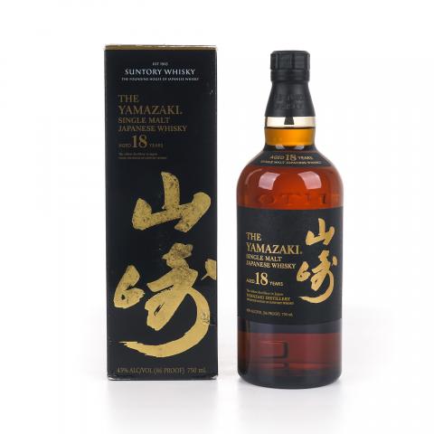 山崎 18年 金字黑标 750ml