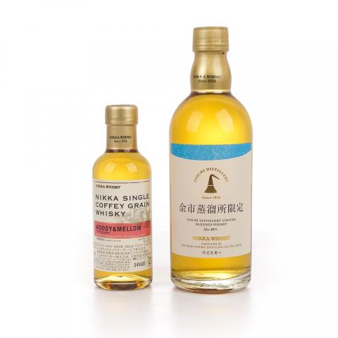 余市 蒸馏所限定 500ml+Woody & Mellow 180ml