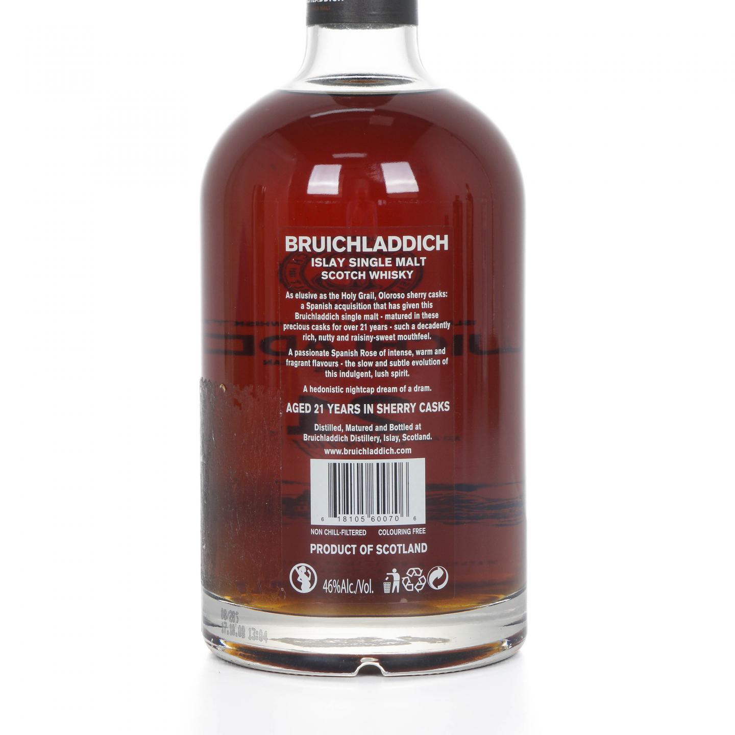 Bruichladdich 布赫拉迪 21年 2008 雪莉桶