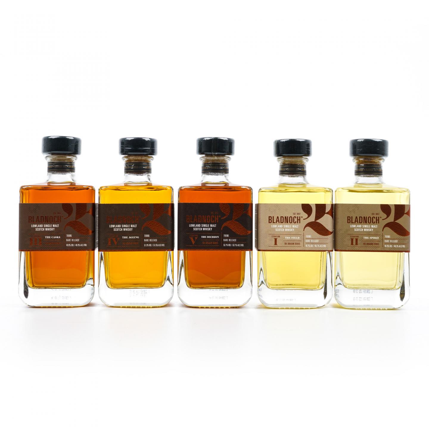Bladnoch 磐火The Dragon 幻龙系列全套 5瓶组