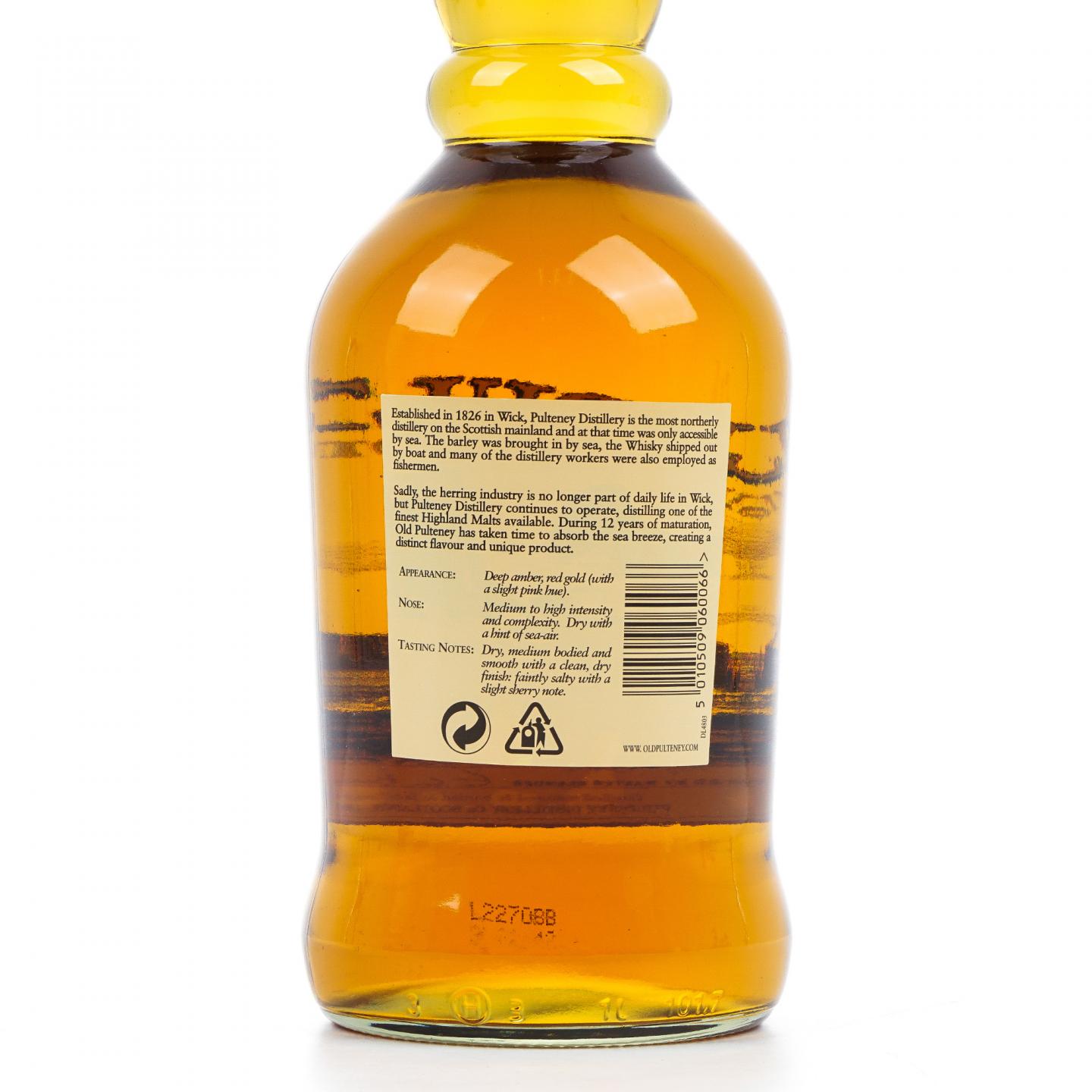 Old Pulteney 老富特尼 12年 圆筒 1000ml