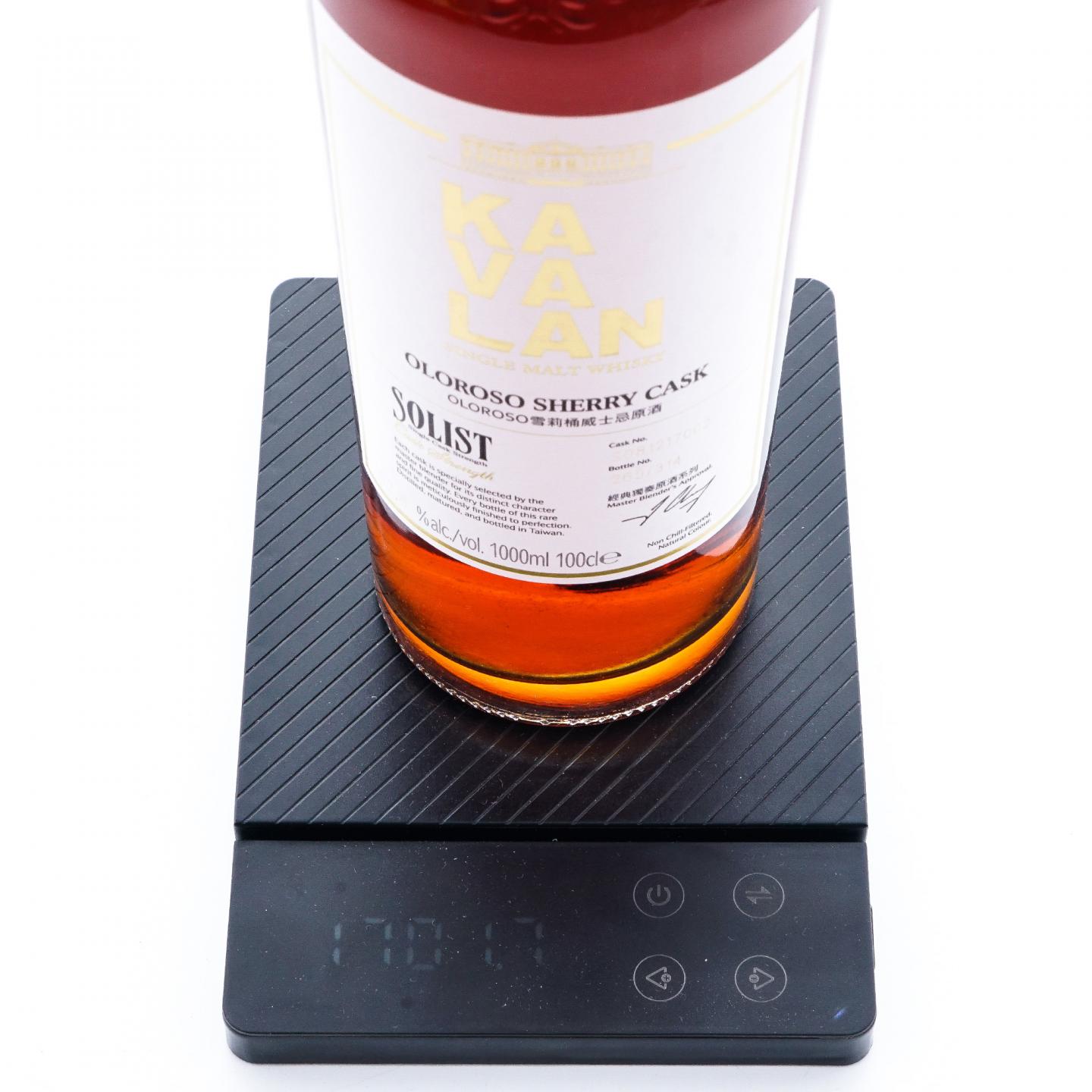 Kavalan 噶玛兰 经典独奏 雪莉桶#S081217002 1000ml