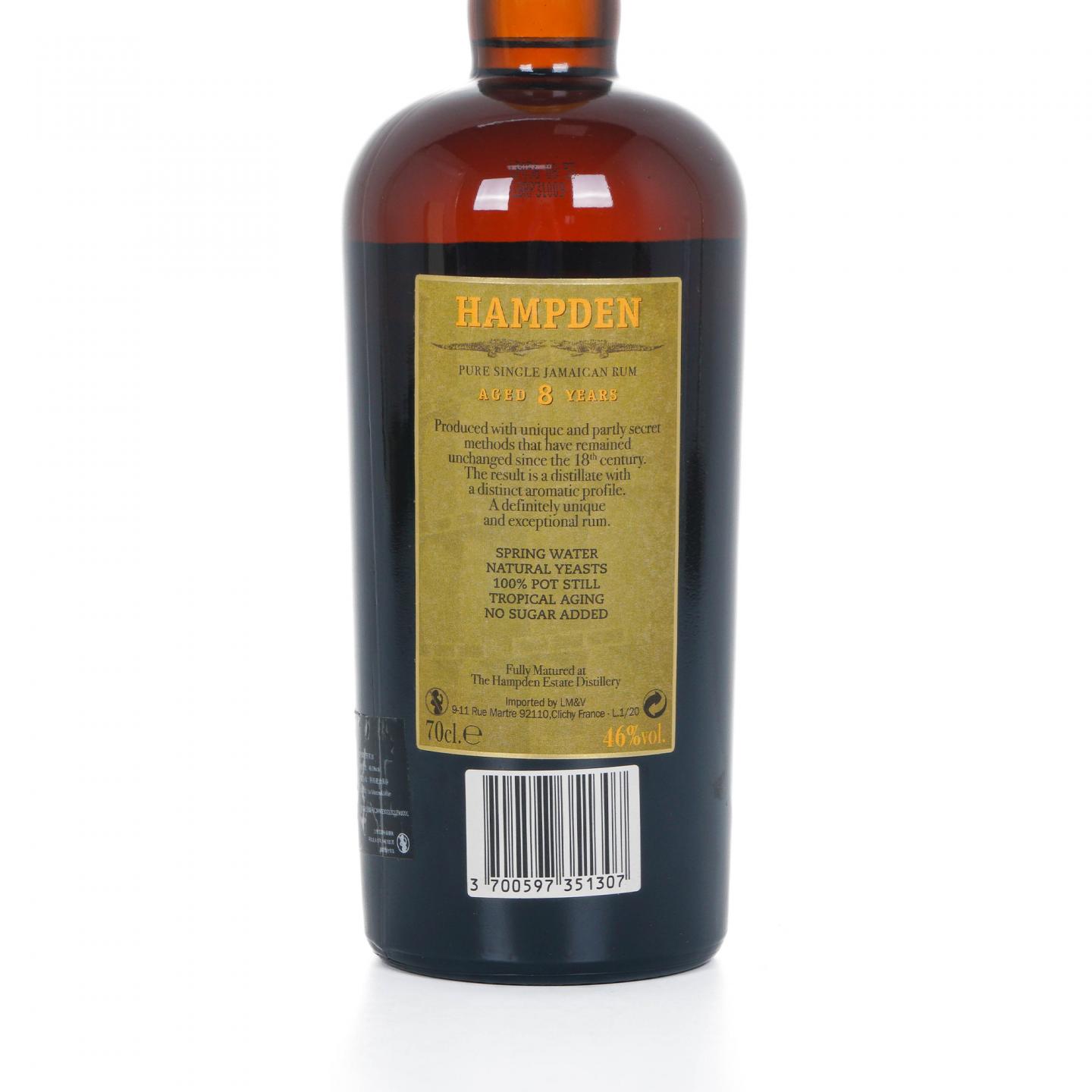 Hampden Estate 汉普登庄园 8年 朗姆酒
